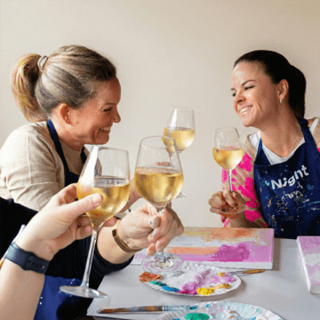 Wine & Paint: Struktur Abstrakt
