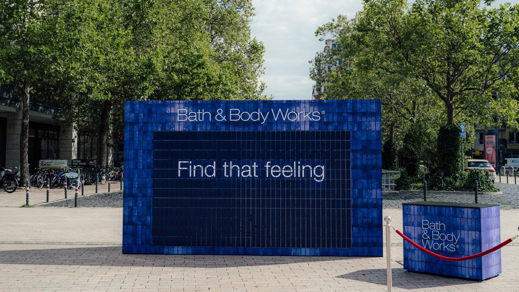 Find that feeling an der Feel-Good-Wall