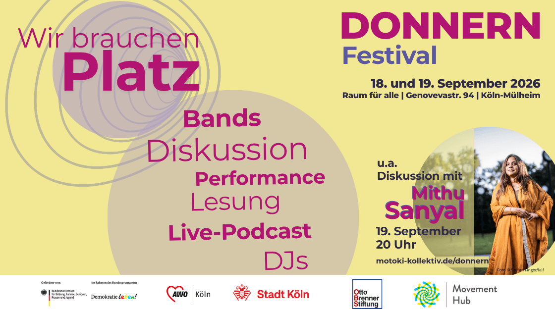 Donnern-Festival 2026: Wir brauchen Platz