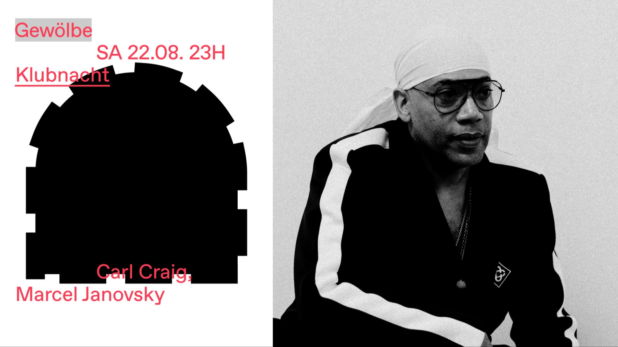 Klubnacht w/ Carl Craig, Marcel Janovsky