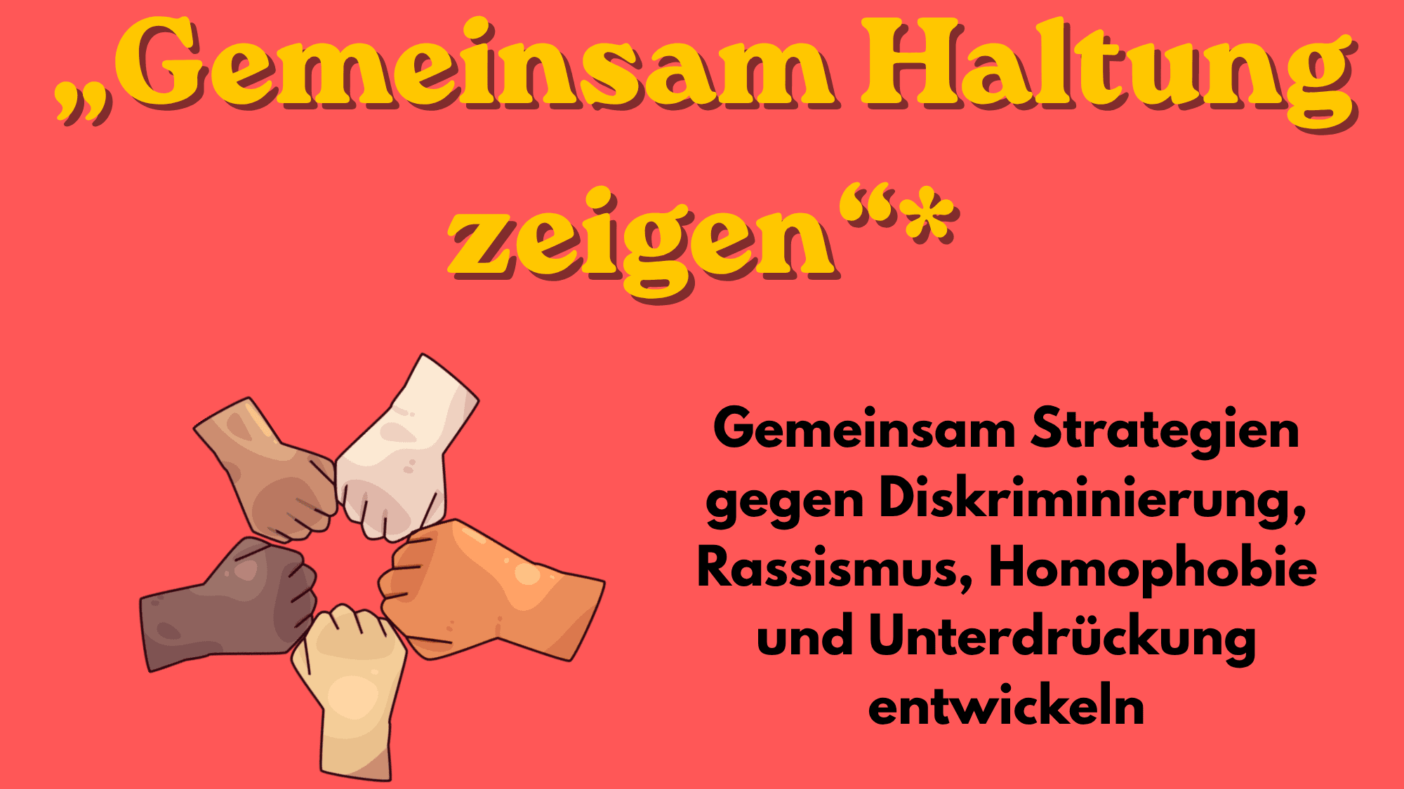 Forumtheater „Gemeinsam Haltung zeigen“