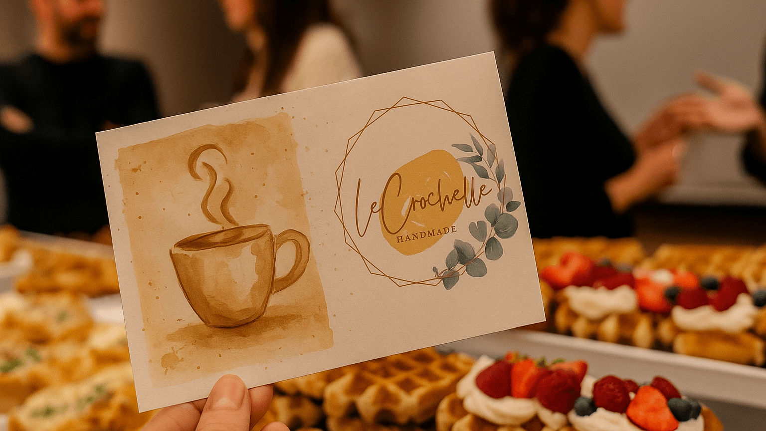 CoffeePaint Workshop & Waffeln
