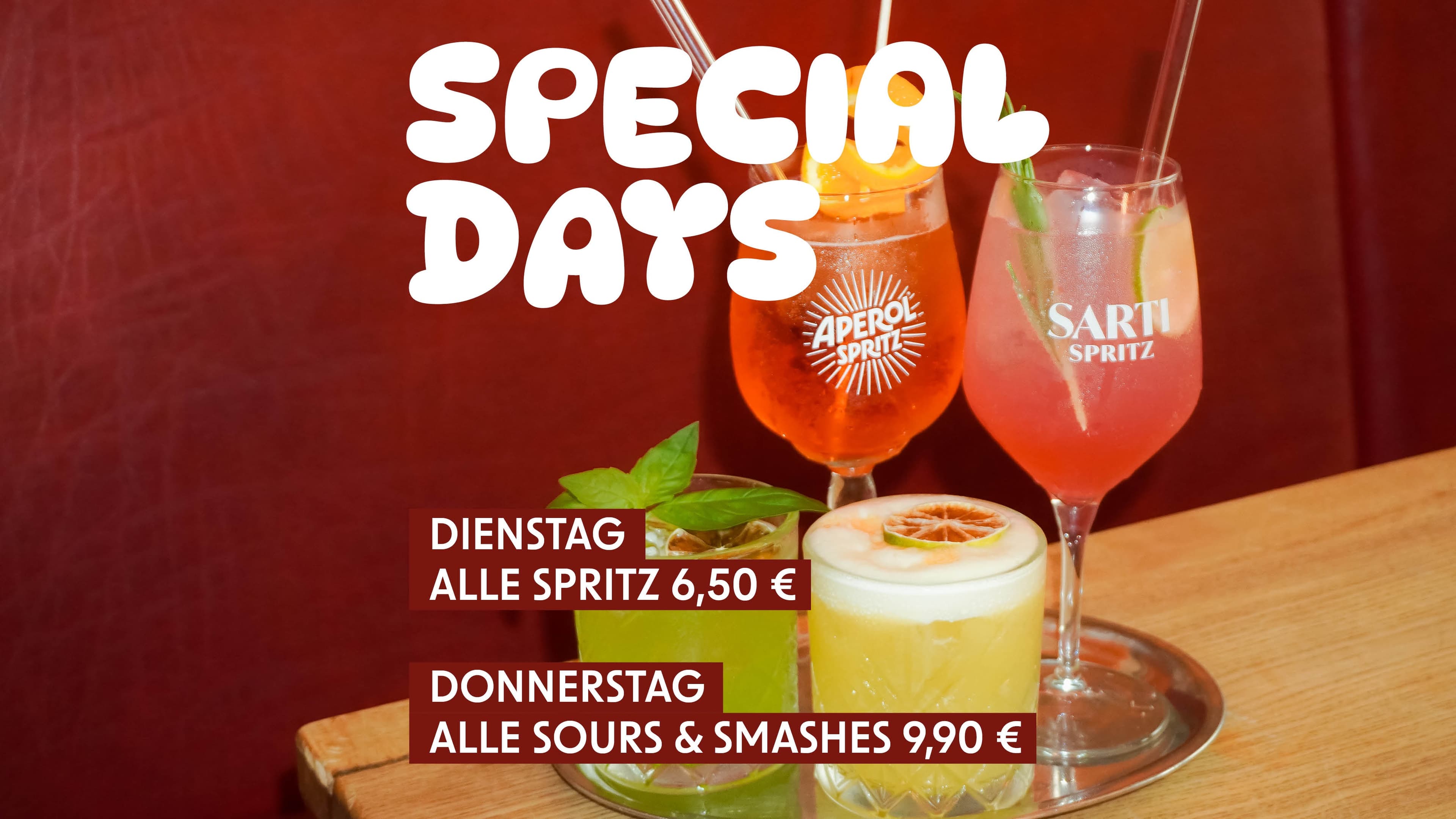 SPECIAL DAYS im Café Bauturm