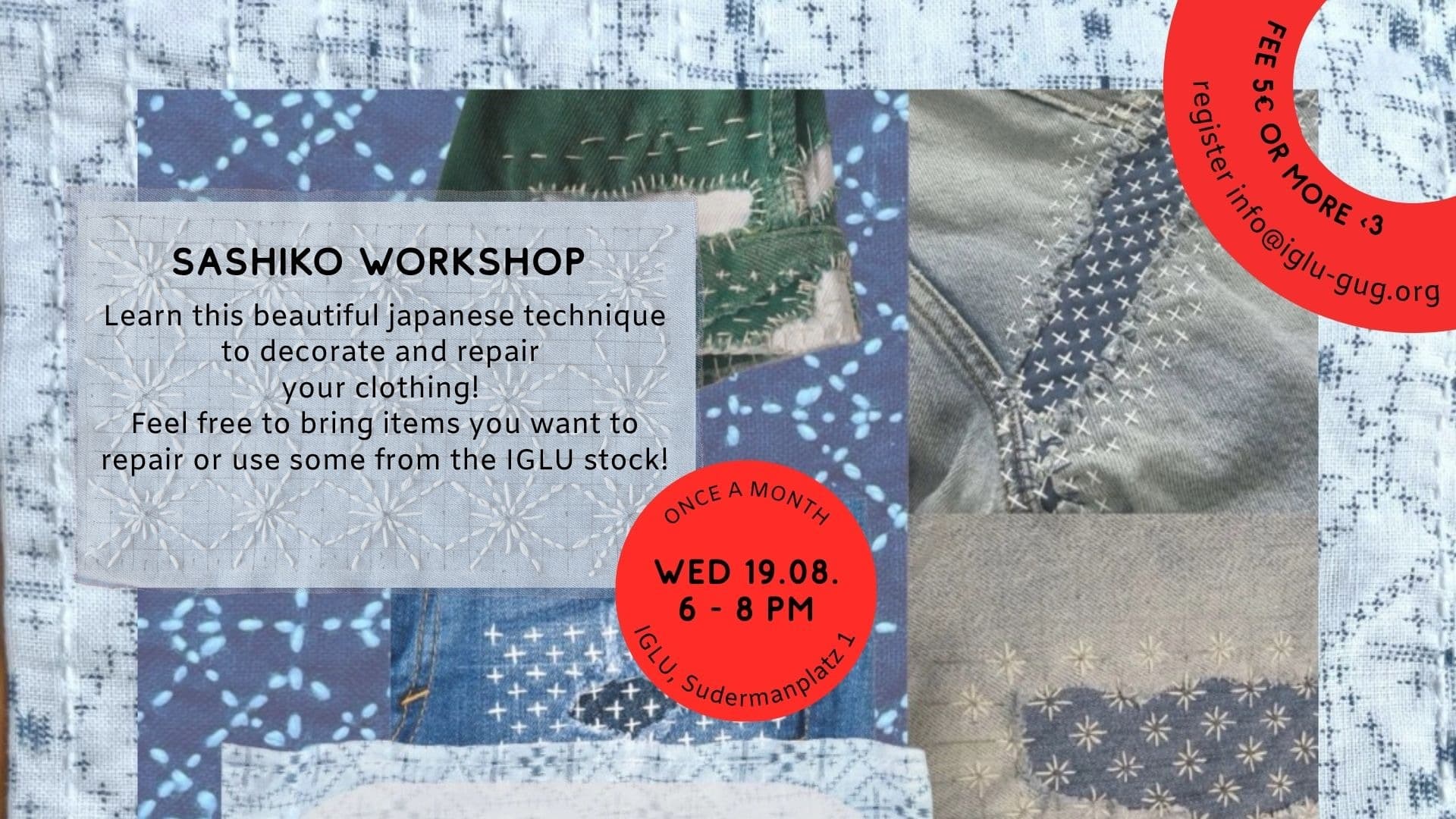 Sashiko Workshop mit Hibiki
