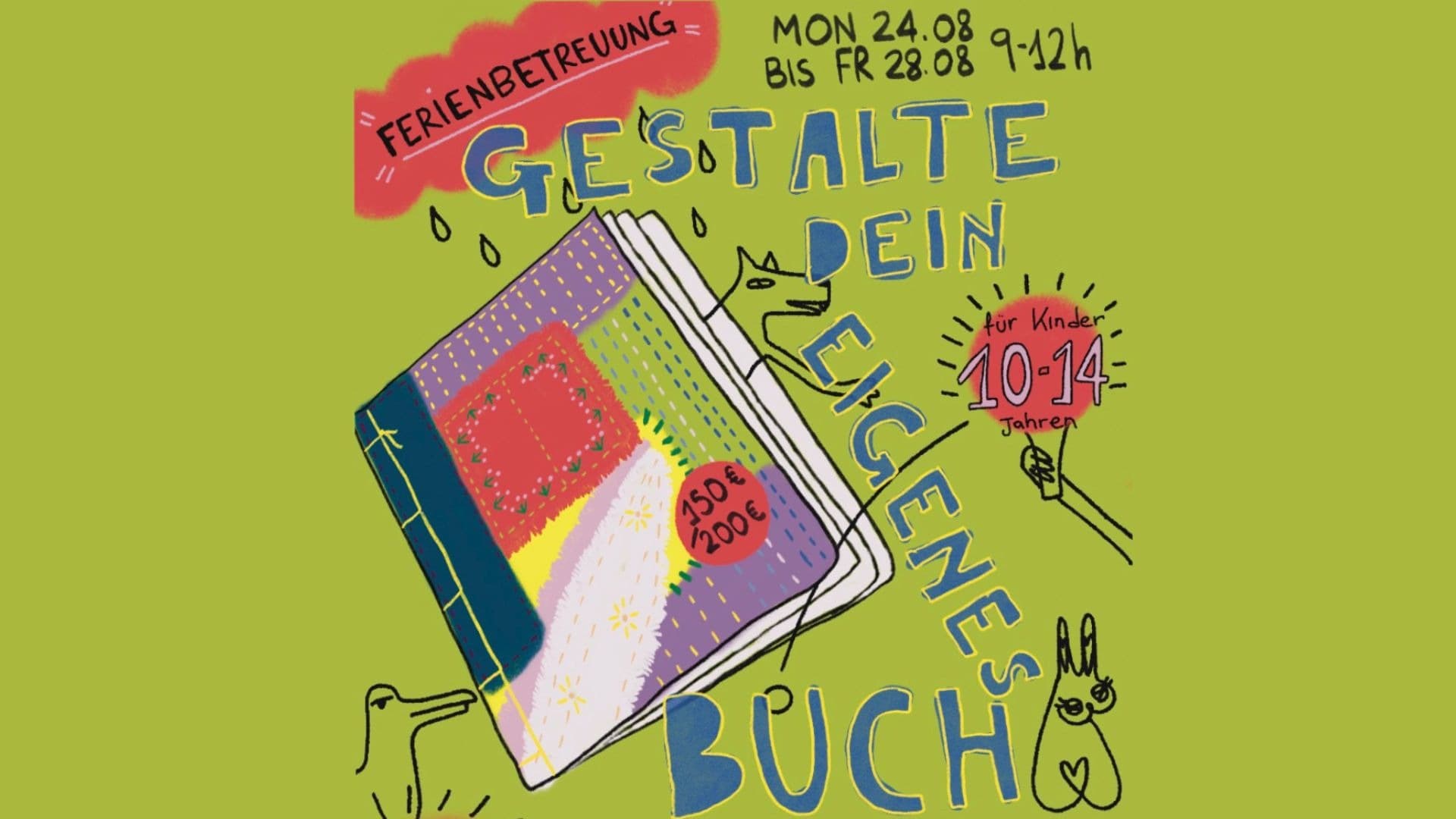 Gestalte dein eigenes Buch! (Ferienbetreuung mit IGLU & Ina von Knirps&Riese für Kinder von 10-14 Jahren)