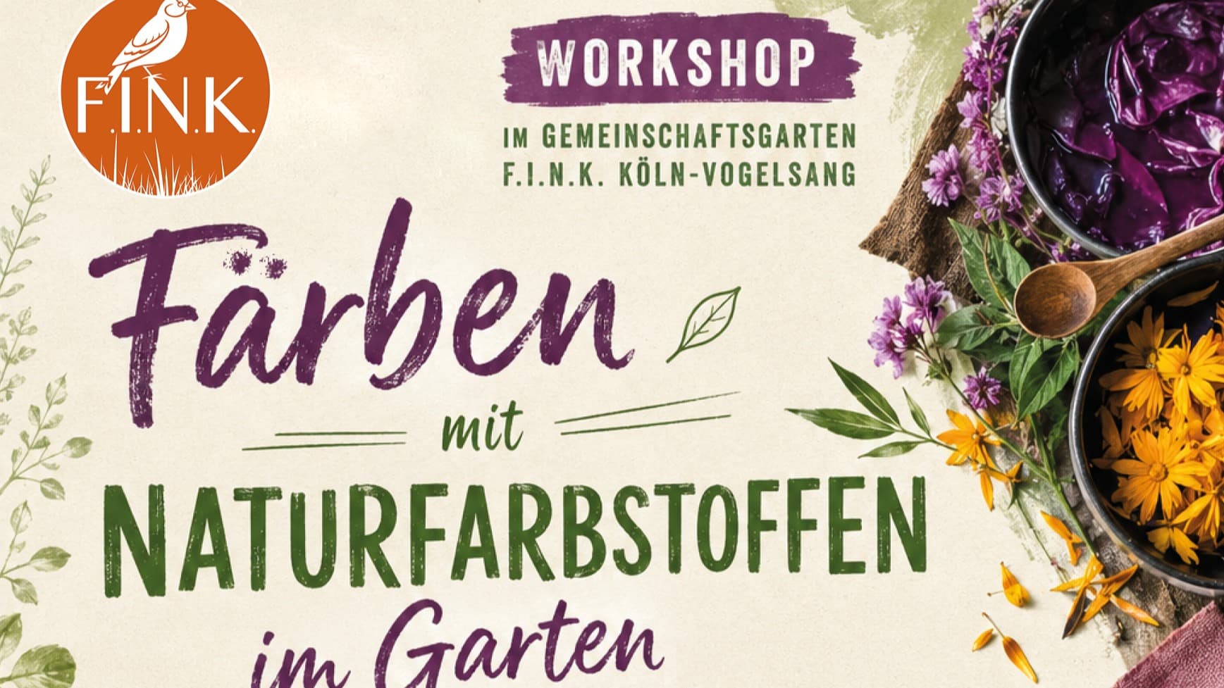 Färber Workshop im Finkennest
