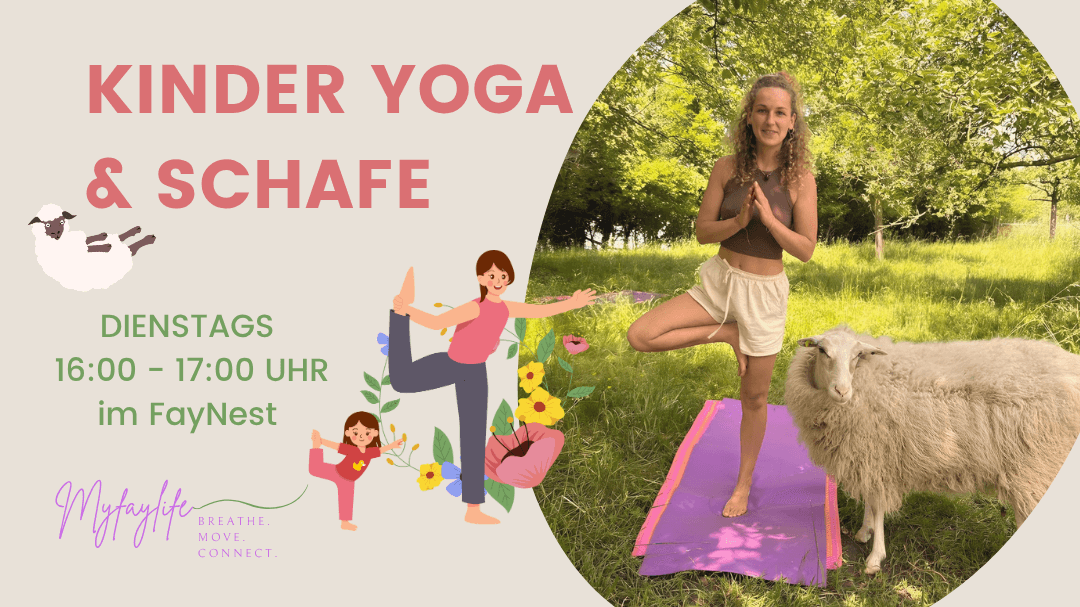 Kinder Yoga & Schafe