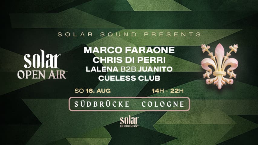 SOLAR Open Air w. Marco Faraone at Südbrücke