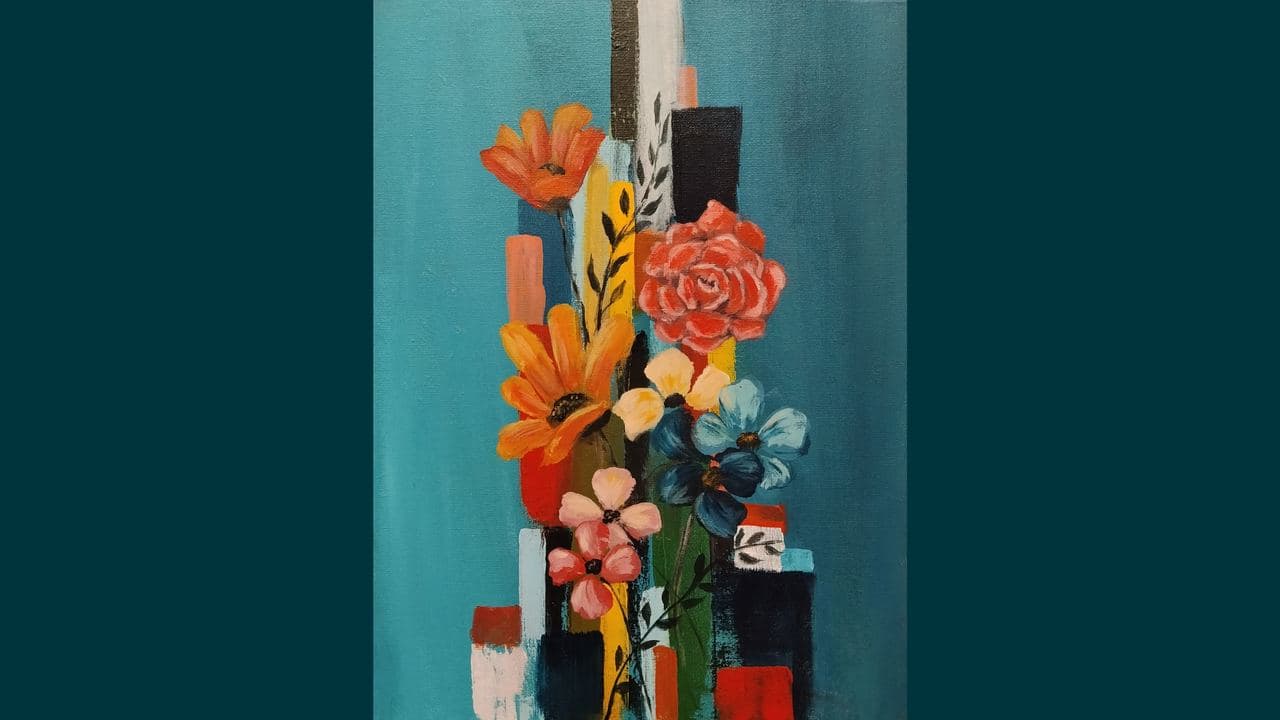 Atelier-Abend Workshop / Blumen, Formen & Freiheit