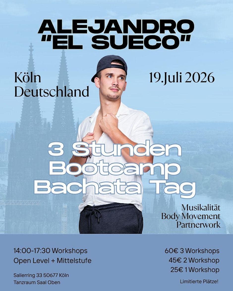 Bachata Bootcamp mit Alejandro “El Sueco“