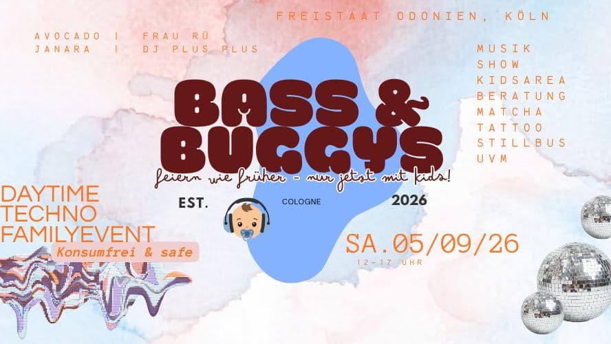 Bass & Buggys - Das Clubevent für Familien