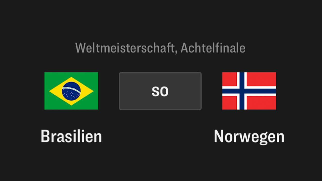 Brasilien - Norwegen, Achtelfinale, WM 2026