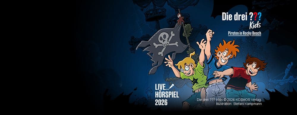 Carlswerk Victoria // Die drei ??? Kids: Piraten in Rocky Beach - Zusatzshow