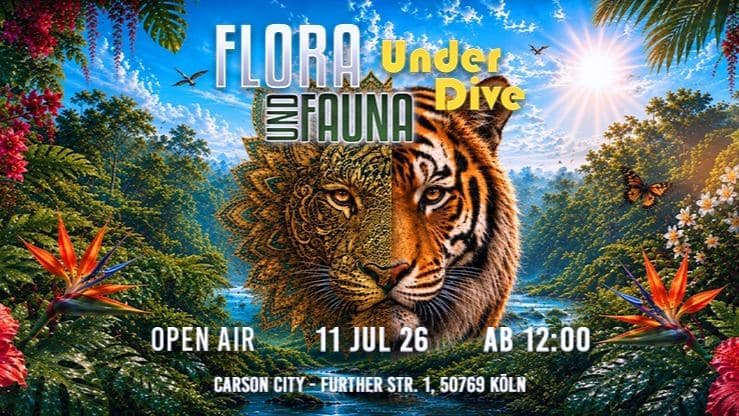 Flora und Fauna + UnderDive Open Air w/ Liho, PHI Ф, Krachim uvm.