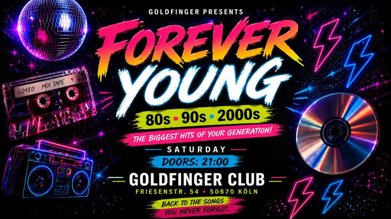 Forever Young – Die größte Zeitreise durch die Hits deiner Generation!