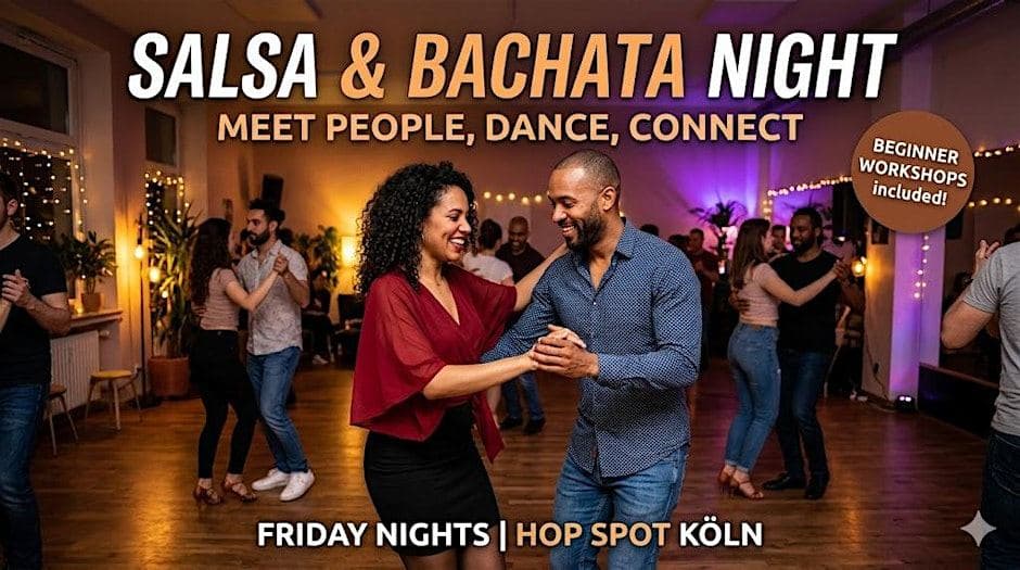 Freunde Kennenlernen: Salsa & Bachata Workshop für Anfänger inkl. Party
