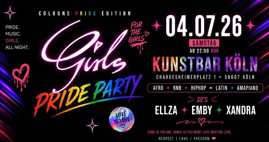GIRLS CSD Cologne Pride Special 04.07.26