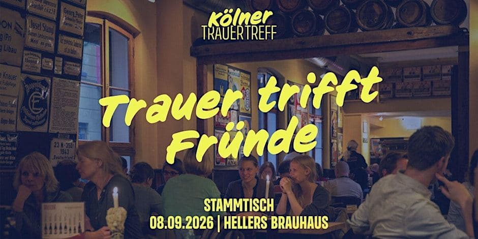 Kölner TrauerTreff: Stammtisch – September 2026
