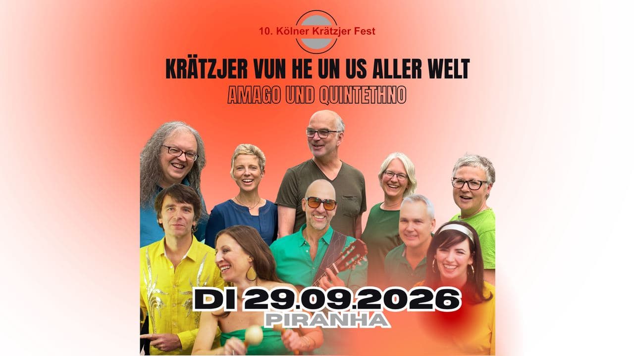 Krätzjer vun he un us aller Welt: Amago und Quintethno