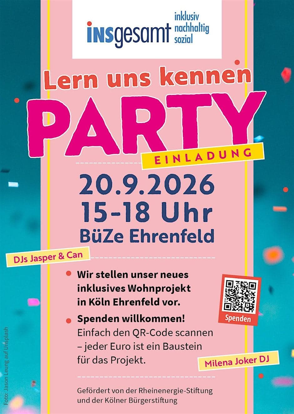 "Lern uns kennen" PARTY!