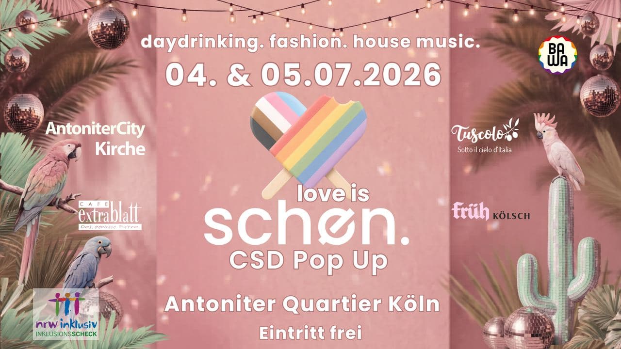 love is schøn. CSD Pop-Up 2026