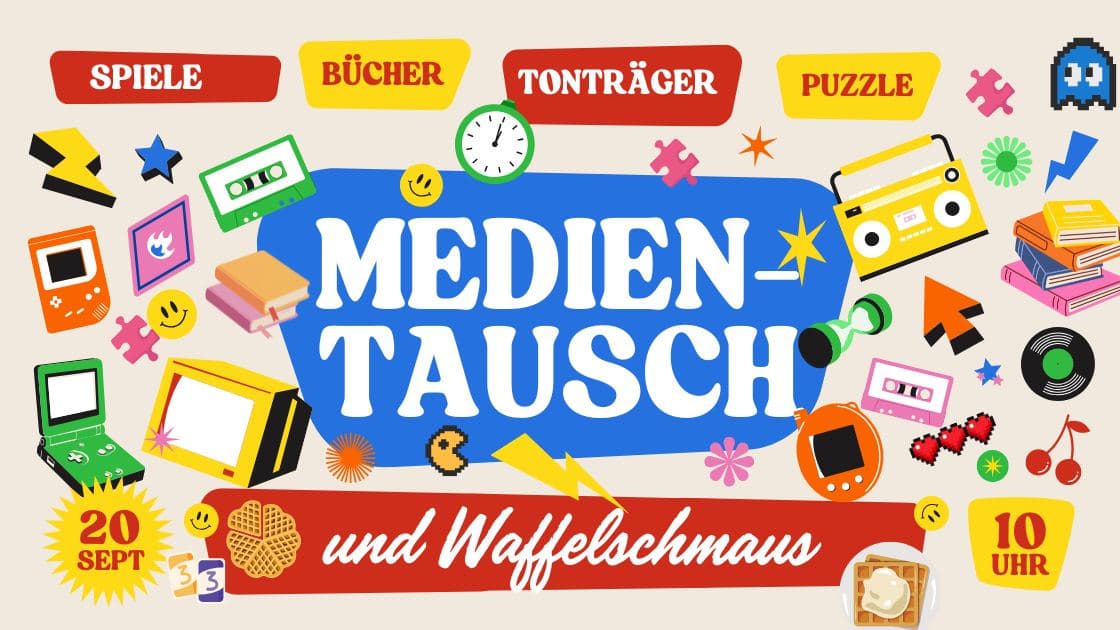 Medientausch & Waffelschmaus