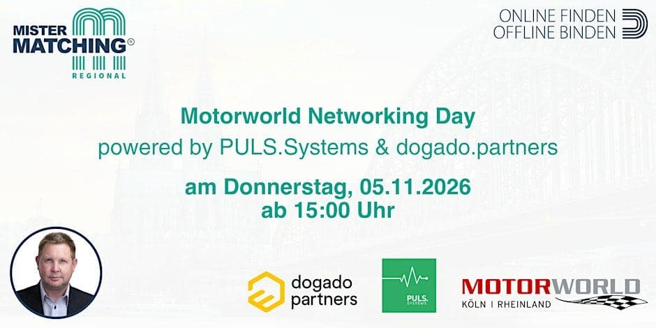 Motorworld Networking Day powered by PULS.systems & dogado.partners
