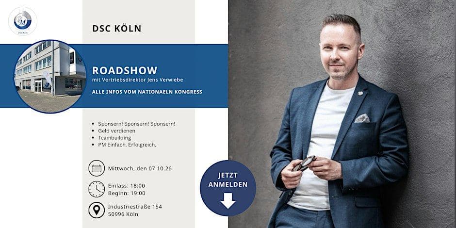 Roadshow mit VD Jens Verwiebe