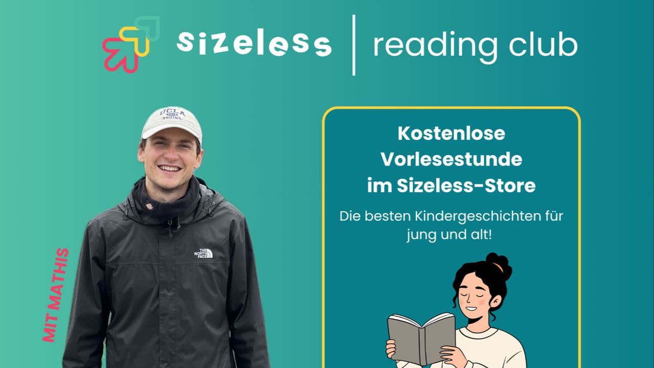 Sizeless Reading Club | Kostenlose Vorlesestunde für jung und alt!