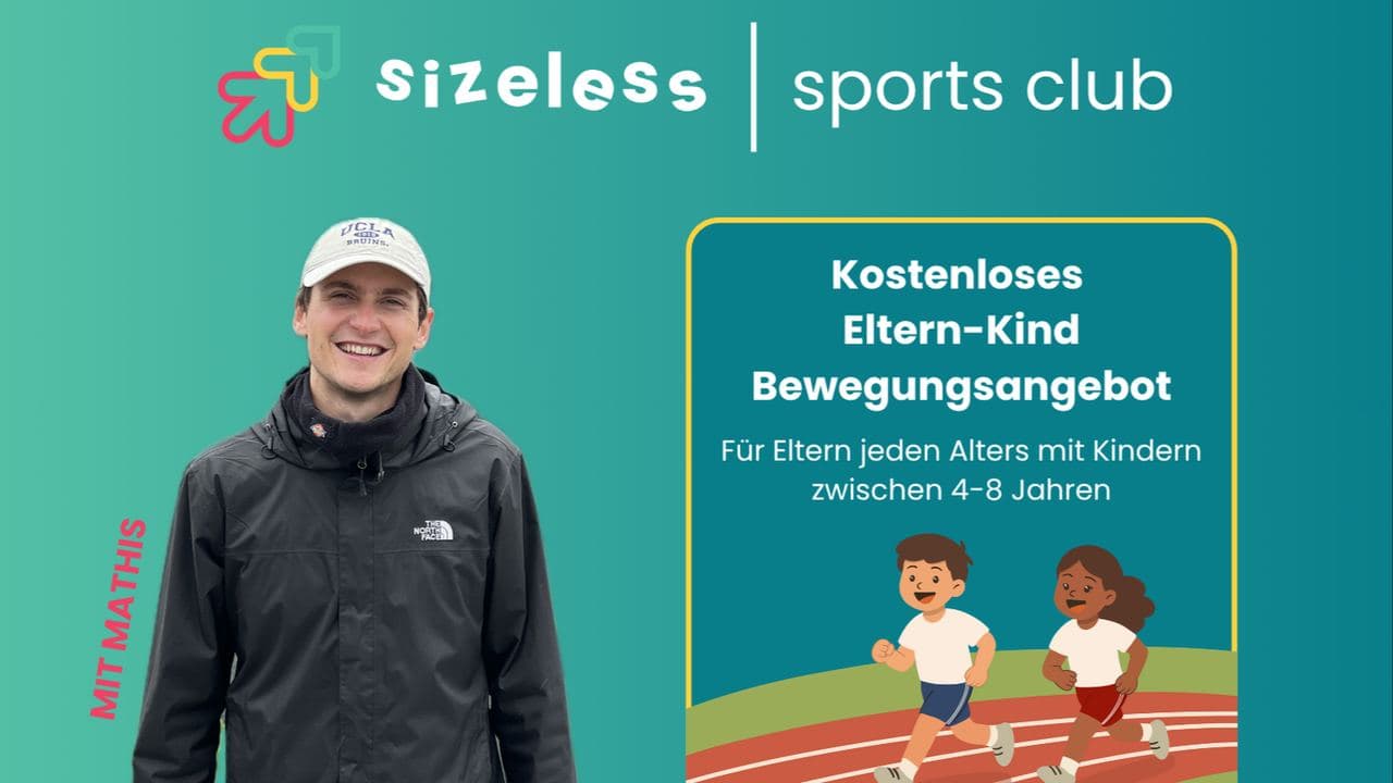 Sizeless Sports Club | Kostenloses Eltern-Kind Bewegungsangebot