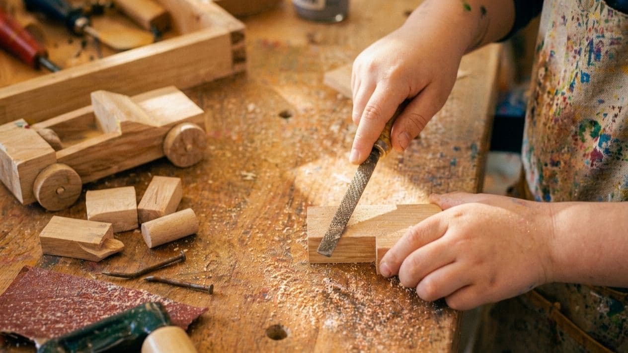 Sommerferienkurs in Köln für Kinder: Werken & Gestalten (7–9 Jahre)