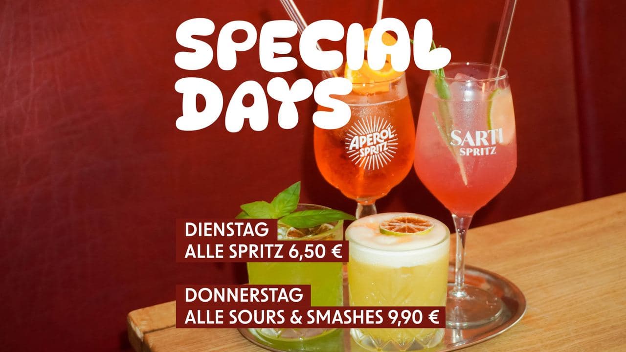 SPECIAL DAYS im Café Bauturm
