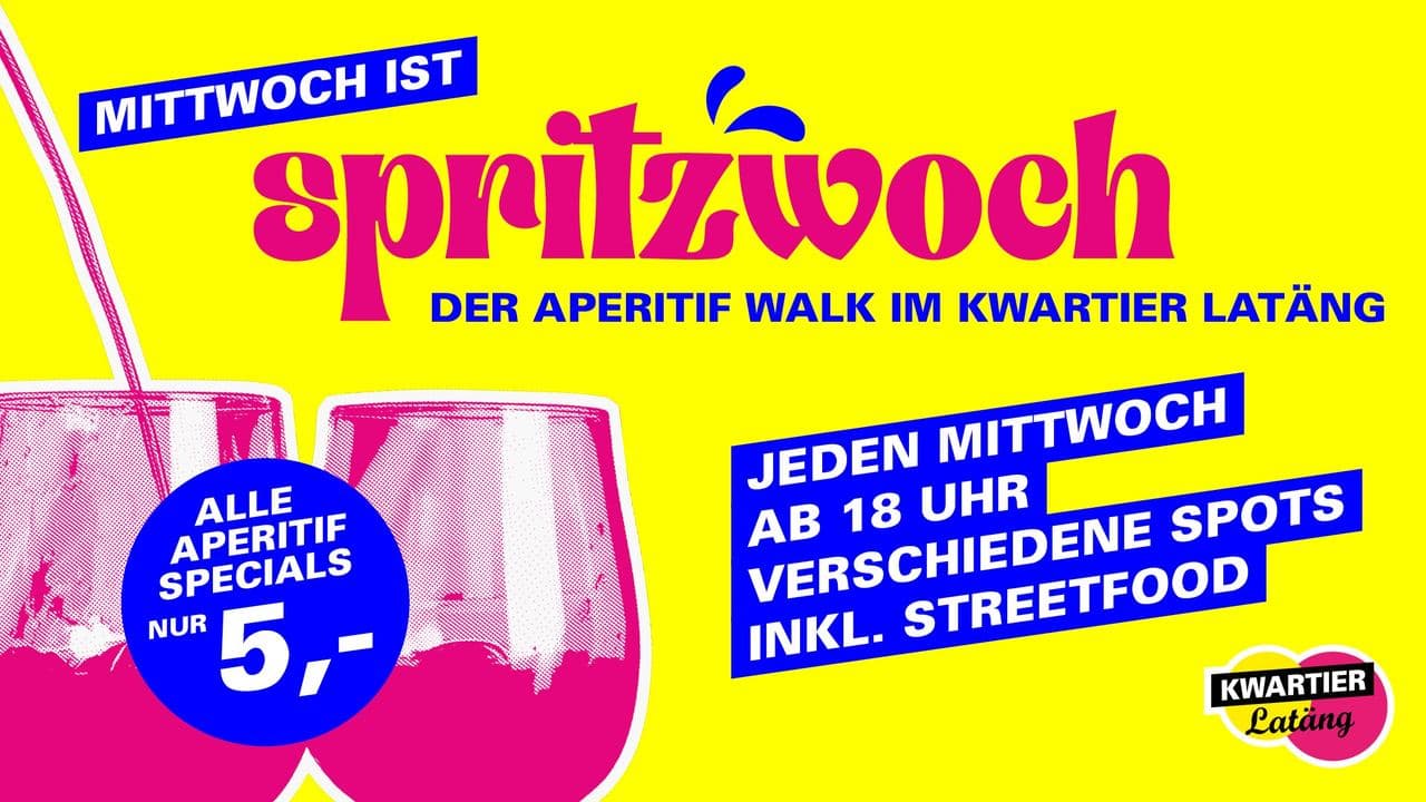Spritzwoch - Der Aperitif Walk im Kwartier