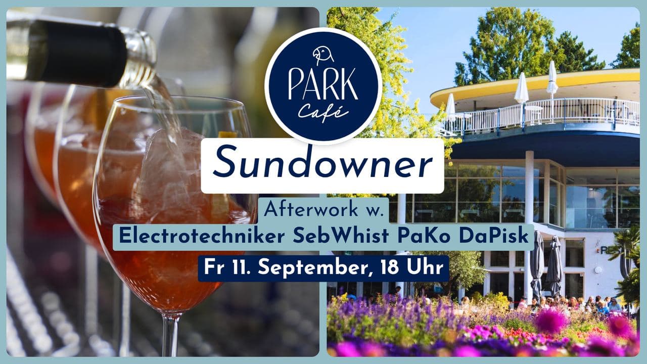 SUNDOWNER auf dem PARK Café Rooftop 🌅