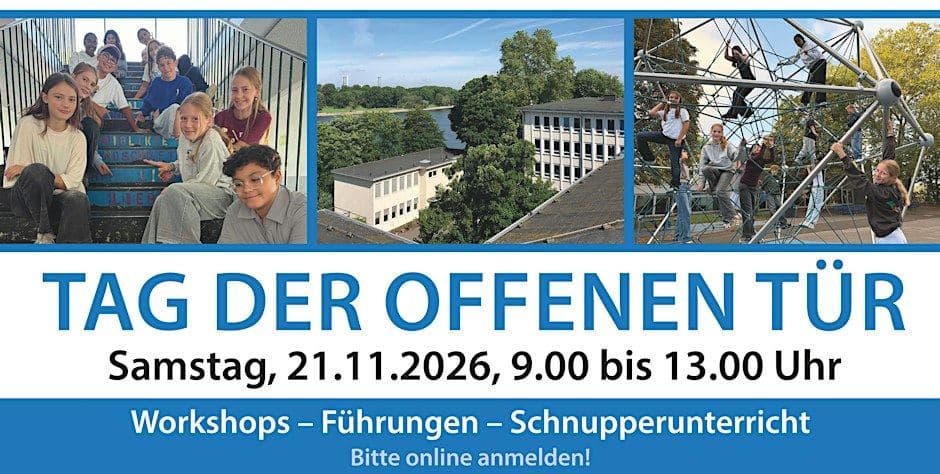 Tag der offenen Tür 2026: Workshopanmeldung