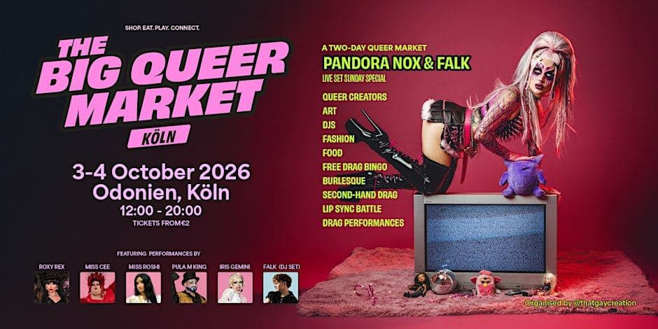 The Big Queer Market Cologne x Pandora Nox & Falk