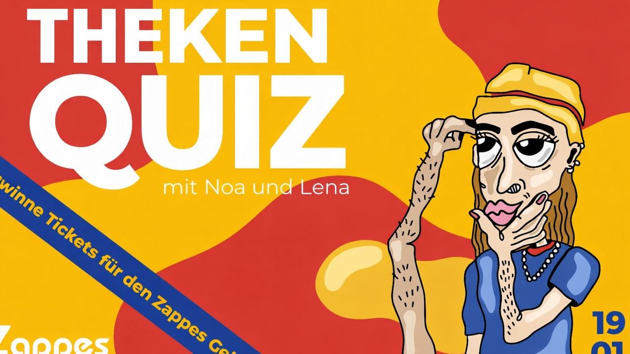 Theken Quiz mit Noa und Lena in der Zappes Zentrale