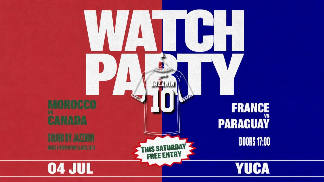 Watch Party: Marokko vs Kanada & Frankreich vs Paraguay