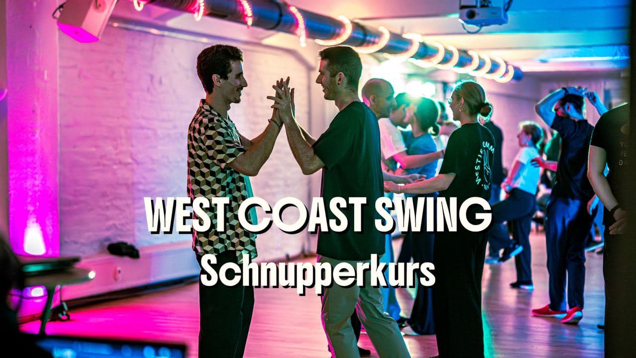 West Coast Swing in 2 Stunden – ohne Partner*in, freie Rollenwahl