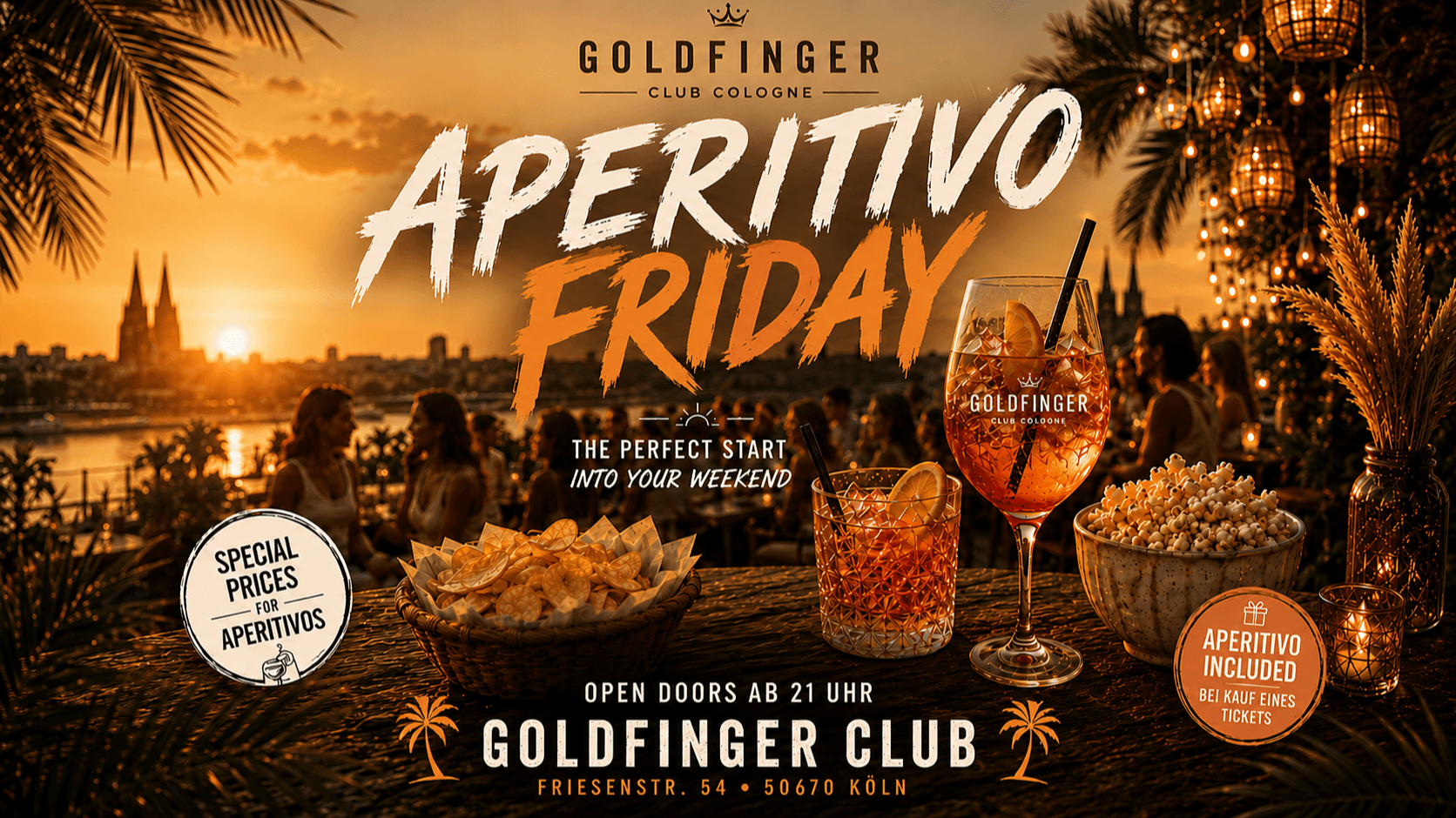 APERITIVO FRIDAY – DER PERFEKTE START INS WOCHENENDE 🍹☀️