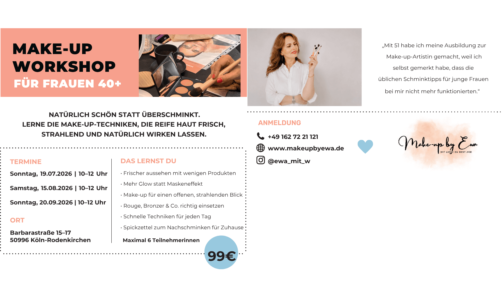 Make-up Workshop für Frauen 40+