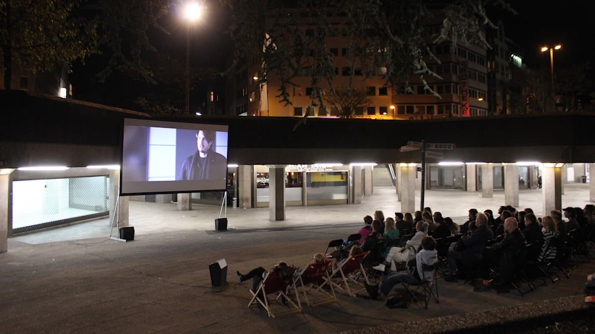 Open Air Kino am Ebertplatz: Raumteiler