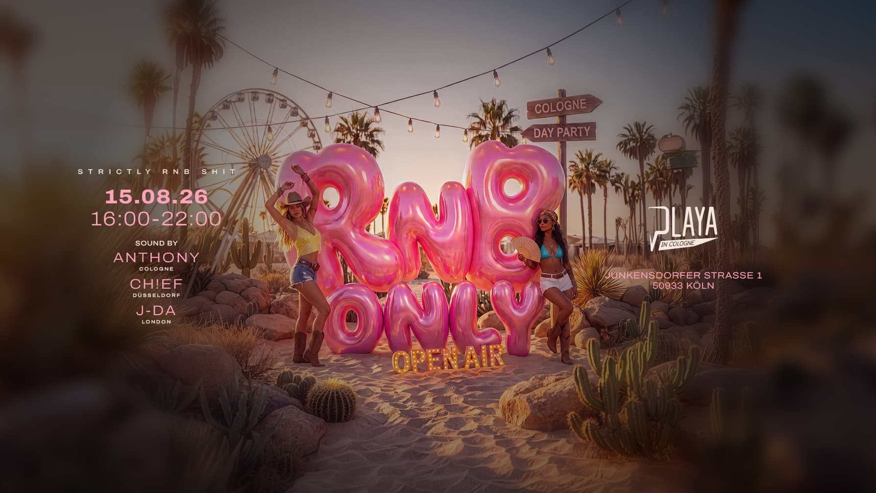 RnB Only - Open Air - Playa in Cologne
