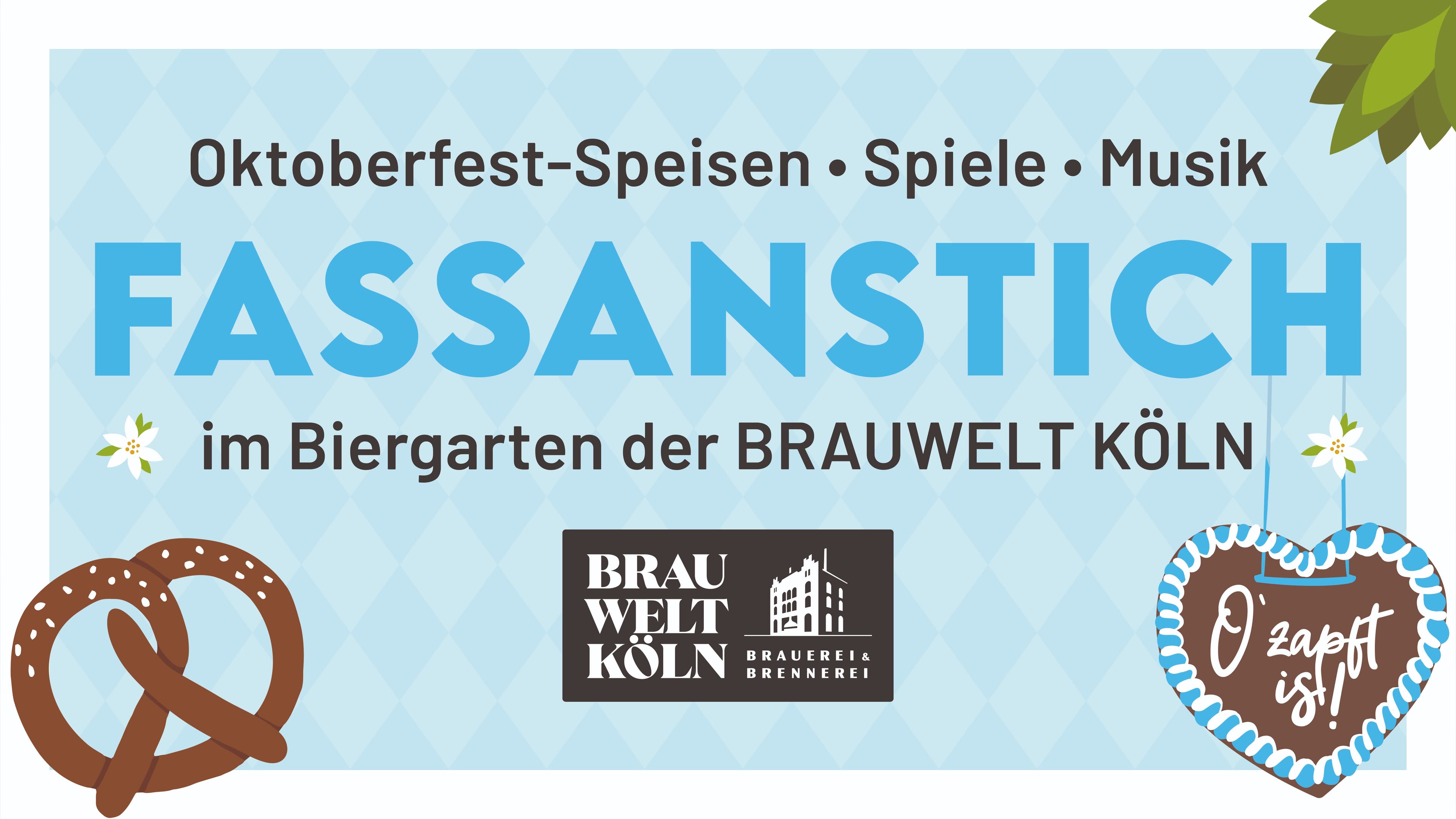 Fassanstich zum Oktoberfest in der BRAUWELT Köln