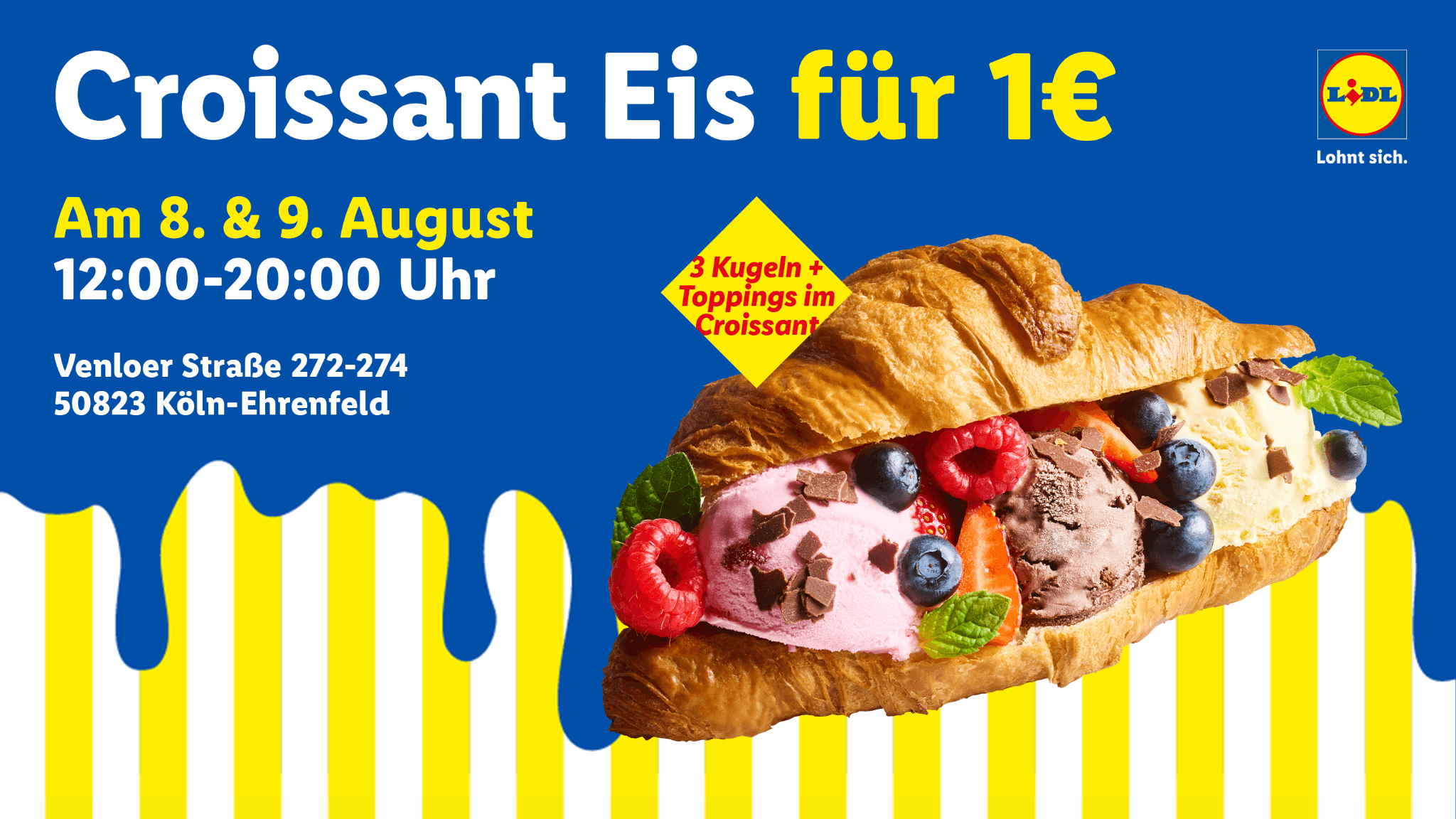 Lidl Croissant Eis 🥐🍦
