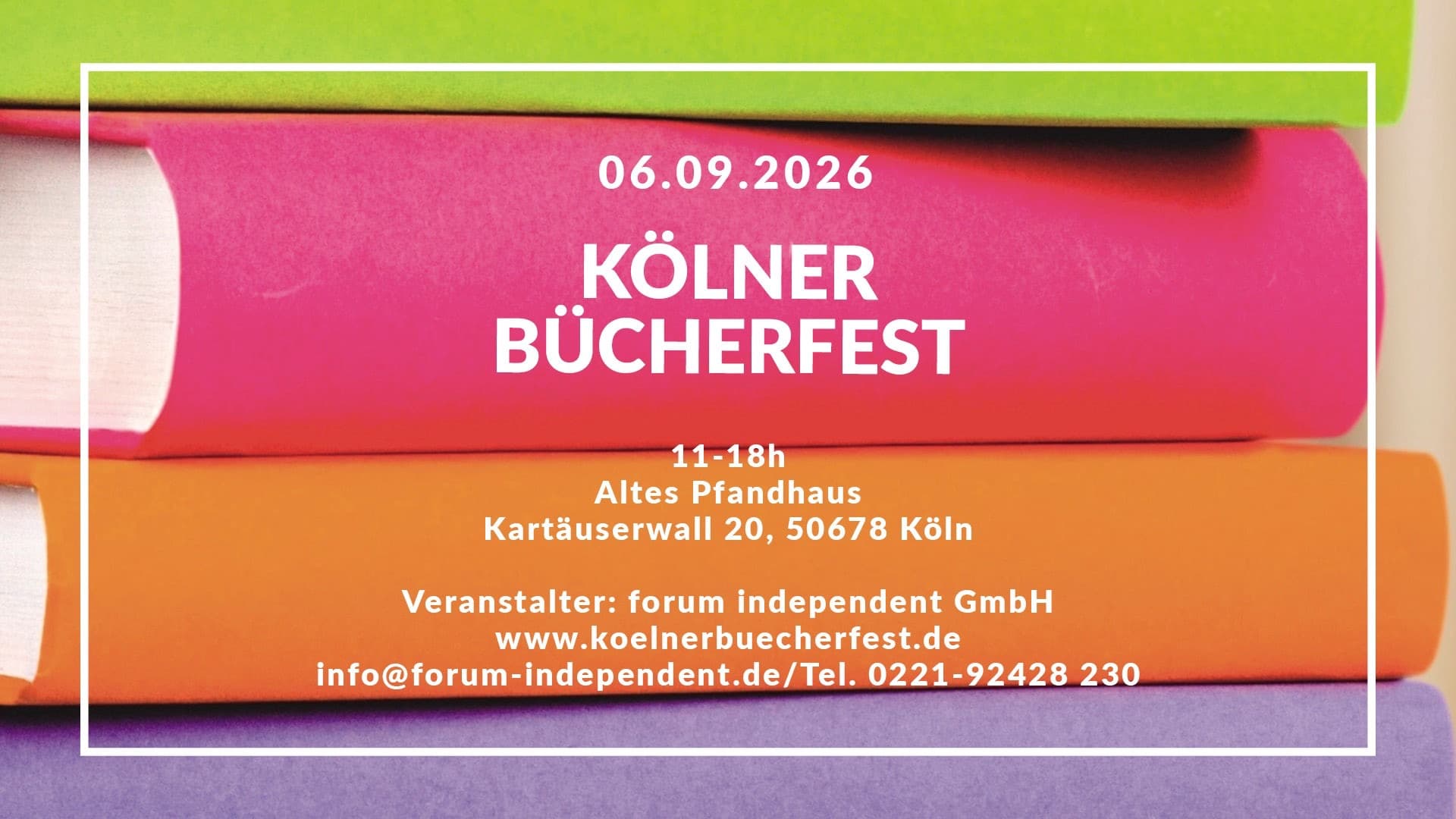 7. Kölner Bücherfest