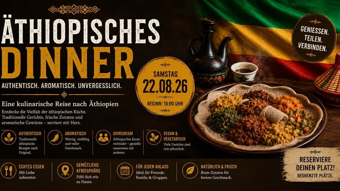 Äthiopisch esse im Lomi26 Event location Nr 1