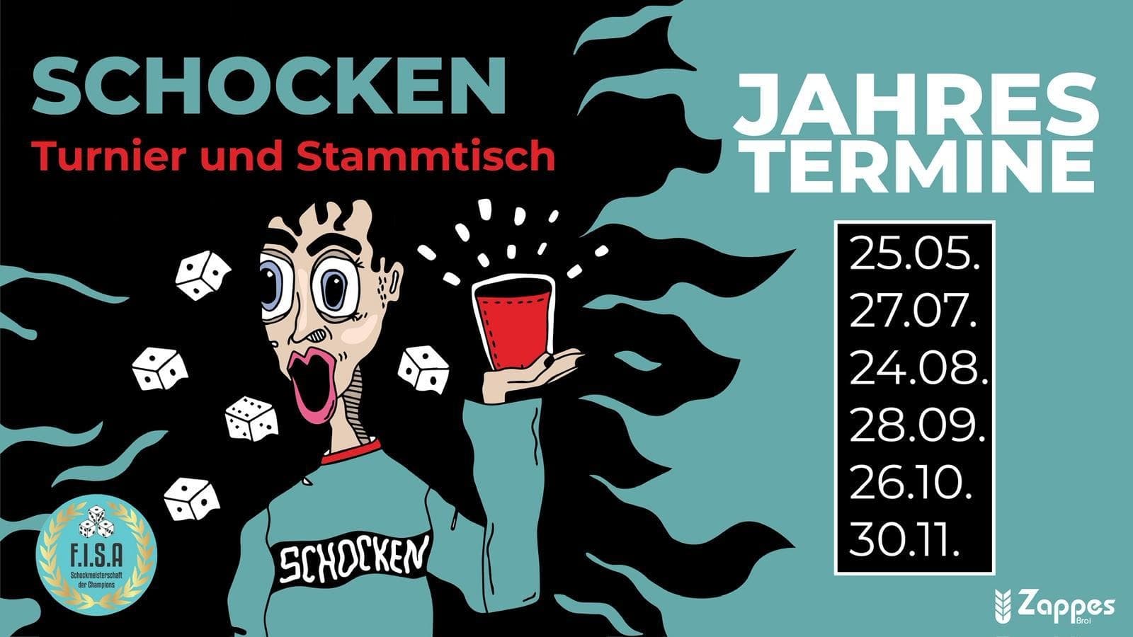 All Stars Schocken im Zappes - Turnier & Stammtisch