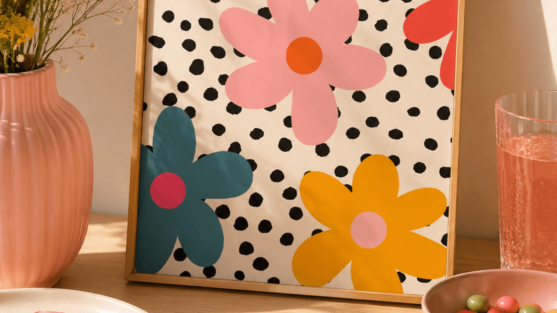 🌼 Flower Power: Gestalte dein eigenes Pop-Art-Blumenbild