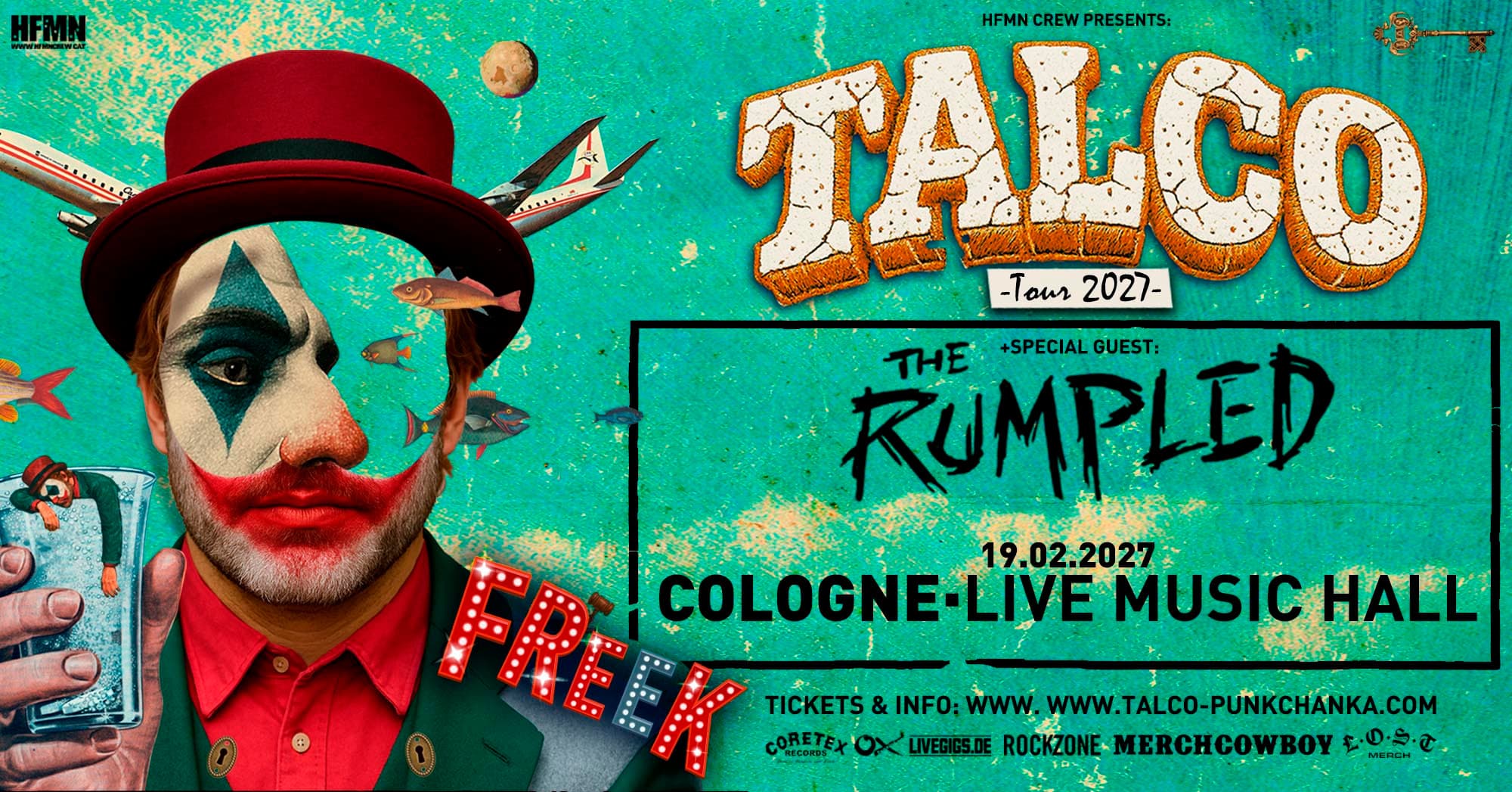 TALCO · SUPPORT: THE RUMPLED